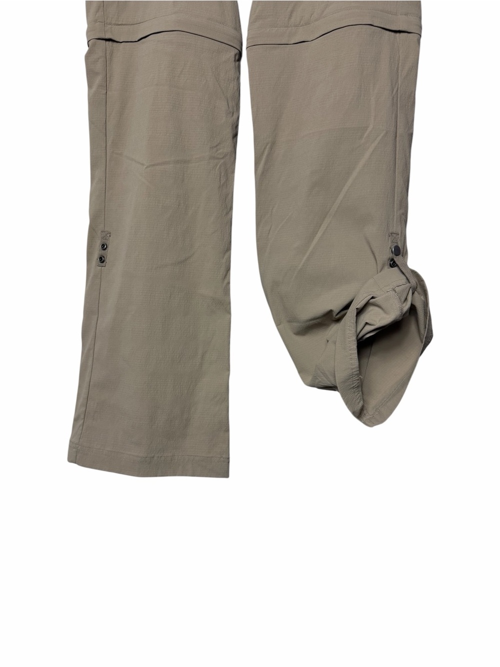 Prana Halle Hiking Pants Rollup and Convertible Size 4 Khaki Removable Pant Leg - Picture 4 of 11
